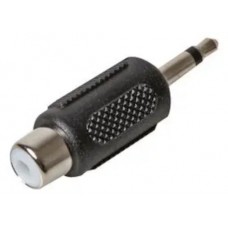 RCA / Phono Socket to 3.5 mm Mono Jack Plug Adaptor